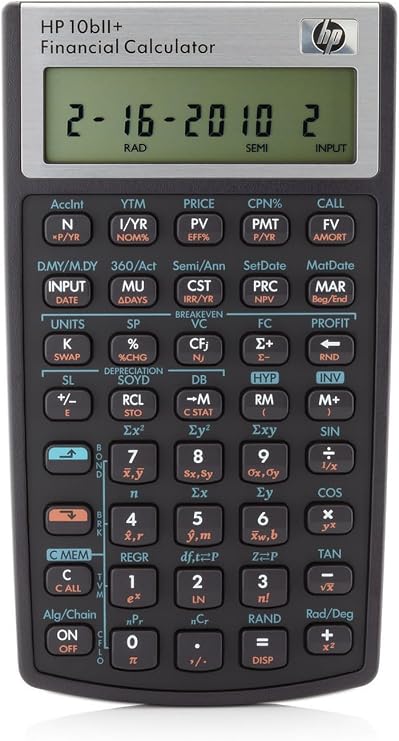 HP 10BIIPLUS/B12 Financial Calculator