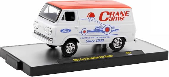 Collectibles M2 Machines AutoThentics 1/64 Scale Diecast 32500-93 24-90 1964 Econoline Van Gasser Crane Cams Van