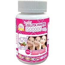 Supreme GLUTA WHITE 1500000 Mg. Whitening &amp; Anti Aging Reduce freckles Whitening Skin Fast action Capsule,Softgel,30Tablets