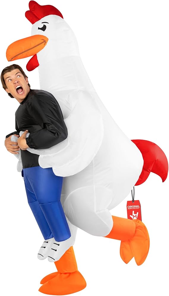 Morph, Inflatable Chicken Costume, Halloween Costumes for Adults