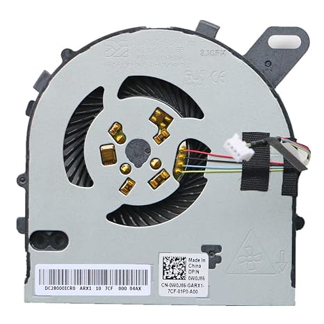Replacement CPU Cooling Fan for Dell Inspiron 15 7572 15-7572 DC28000ICR0 0W0J85