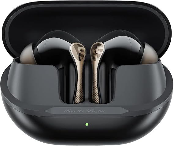 SoundPEATS Air5 Pro+ Hi-Res LDAC Hybrid ANC TWS Kablosuz Bluetooth 5.4 Kulaklık Siyah