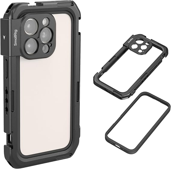 SmallRig 5006 iPhone 16 Pro Max Dedicated Smartphone Video Shooting Extended Cage, Simple Version
