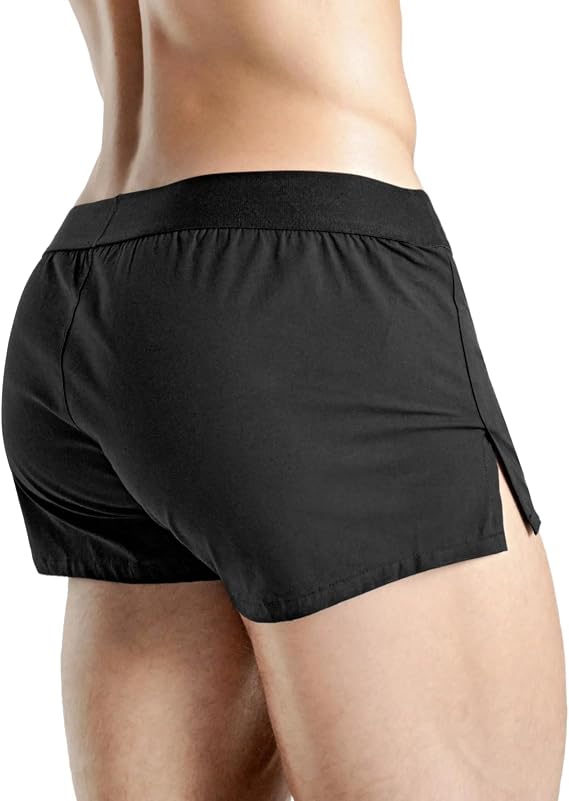 Rounderbum Mens Lift Tech Boxer Brief Butt Lifting Underwear for Men, Cotton Stretch, Low-Rise Fit - 5 Colors, Sizes SXL