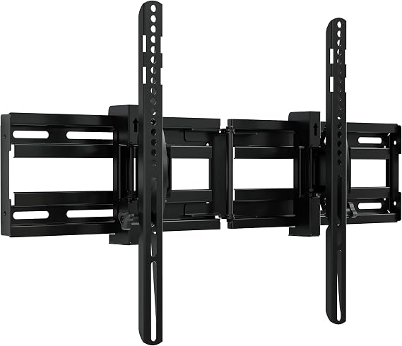 ECHOGEAR Extendable Tilting TV Wall Mount for 32-90 Inch TVs - Universal Low-Profile Bracket with 12 Tilt for Glare Reduction, UL-Listed Easy Install