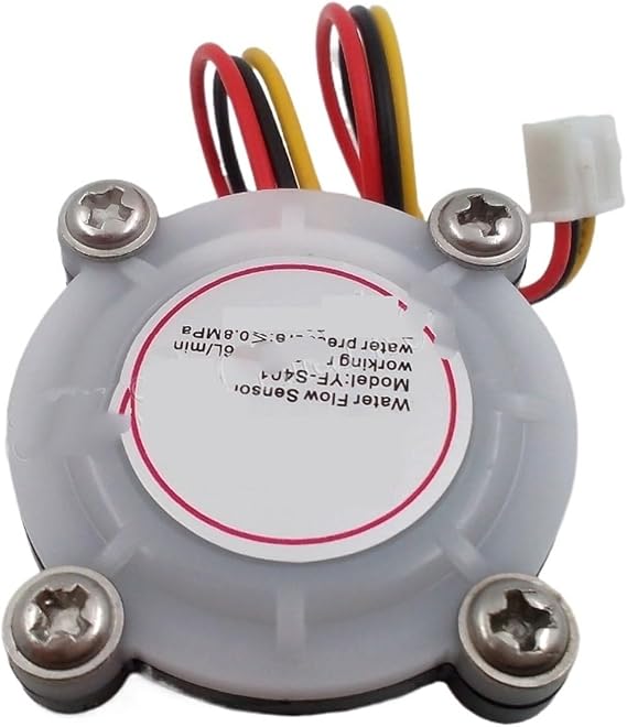 Garden Home Cold Water Meter Flow Sensor Switch Meter Flowmeter Counter Flow Indicator 0.1-5L/min YF-S401 White G1/4