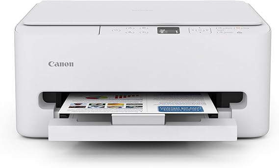 Canon PIXMA TS6520 Wireless Color Inkjet Printer Duplex Printing, White Home Printer with Copier/Scanner, 1.42 OLED Display, Intuitive Control Panel, Compact Design | Auto 2-Sided, 1.42 OLED, WI-FI and Airprint and Mopria, 1200x1200 Dpi, 100-Sheet Tray
