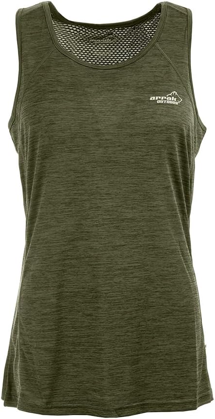 ARRAK OUTDOOR Action Training Tank Top Woman, Arrak Reflex Print on Chest & Back, Perfect for The Active Individual