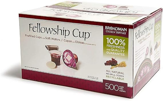 B & H Publishing Group 63431 Common Fellowship Pre-Filled Wafers (Pack of 500)
