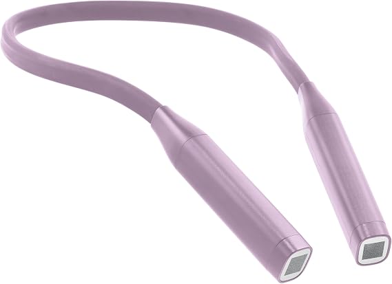 Mighty Bright Atlas Rechargeable Neck Light, 12 LED, 3 Color Temperatures, USB-C Charging Cable Included (Lavender)