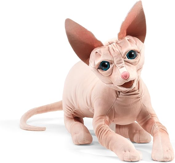 Folkmanis Sphynx Cat Hand Puppet