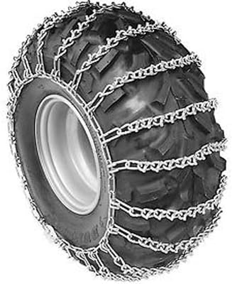 ATV V-Bar Tire Chains, 4 Link Spacing, Steel, Pair, 1064155