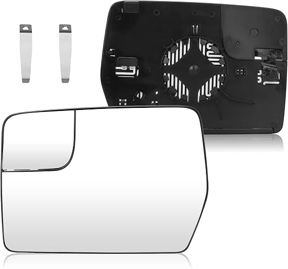 Driver Left Side Power Heated Mirror Glass for 2011-2014 Ford F-150 F150