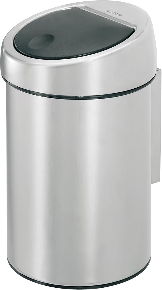 Brabantia Touch Bin 3L with Plastic Insert - Matt Steel