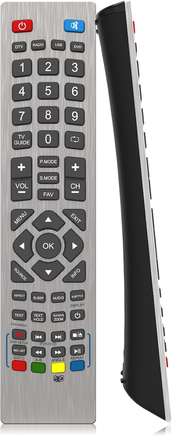 Universal Remote for Sharp TV Remote Replacement for All Sharp Aquos LCD,LED,3D,4K,OLED Smart TVs, No Programming Required
