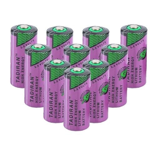 10-Pack TL-5955 23AA 3.6V 1650mAh Battery for Tadiran TL-4955 3.6V SL-761 ER14335 PLC, CNC Lithium Battery