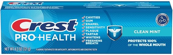 Crest Crest Pro Health Toothpaste Clean Mint, 4.3 oz