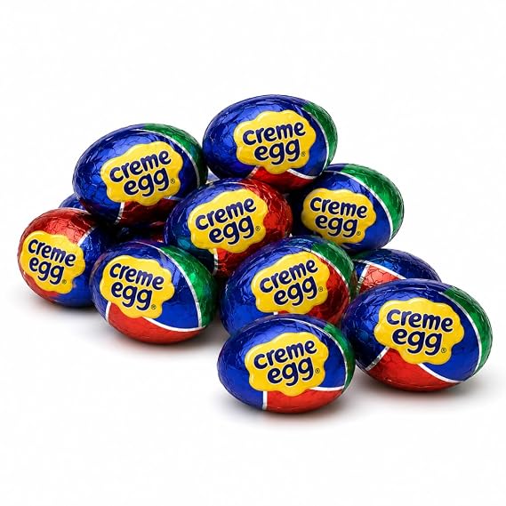 Cadbur.yMilk Chocolate Creme Eggs (1.2 Oz.) Individually Wrapped, Bulk (10 Count) Delicious Chocolate & Fondant Candy, Great for Basket Fillers, Spring Gift Stuffers and Baking!