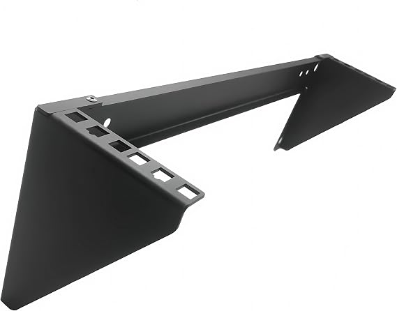 TECHTOO 2U Vertical Wall Mount Patch Panel Bracket Server Rack - Steel