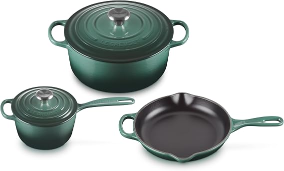 Le Creuset Enameled Cast Iron Signature Cookware Set, 5 pc., Artichaut