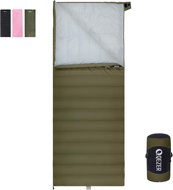 Wearable Down Sleeping Bag for Adults, Ultralight Blanket Mat | Wearable Design, Down Insulation, Backpacking Camping, Blanket Or Mat Use, Lightweight, Portable