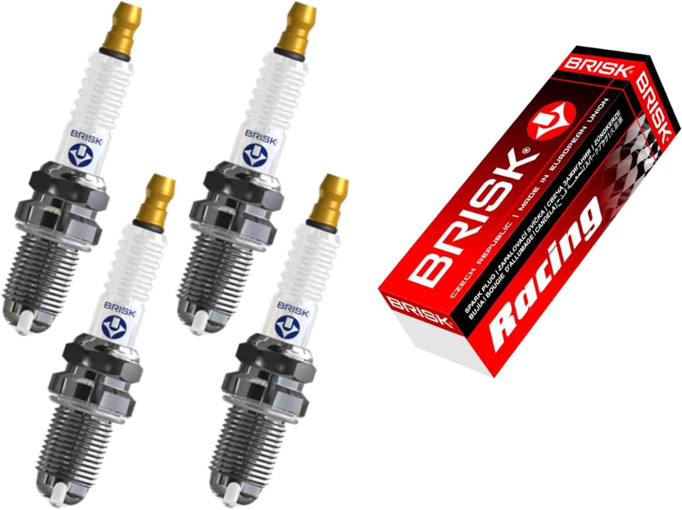 Brisk premium racing, LOR14LGS 3028 spark plug, 4 pieces