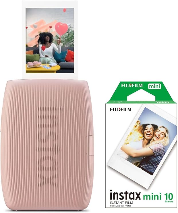 Fujifilm Instax Mini Link 3 Pembe Akıllı Telefon Yazıcısı Ve 10'Lu Mini Film