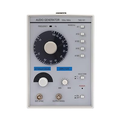 Professional Upgraded Signal Generator, 10 Hz~1 MHz High Precision Function Signal Generator, Low-Frequency Signal Generator TAG-101 110V