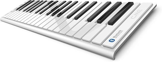 Xkey 37 Air Bluetooth MIDI Keyboard - Apple-Style Ultra-Thin Aluminum Frame, 37 Full-Size Velocity-Sensitive Keys, Polyphonic Aftertouch, Ultra-Low Latency, Simply Plug & Play on iPad, iPhone, Mac, PC