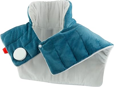 Comfytemp Heating Pad for Neck and Shoulders and Back, 2.6lb Weighted Electric Heat Pad FSA Eligible, Large HSA Heated Wrap, 9 Heat Settings & 11 Timer, Valentines Birthday Gifts for Women Men Mom Dad
