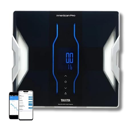 Tanita RD-901 InnerScan PRO Full Body Composition Monitor - Japan Technology - Multi Frequency Analysis - Bluetooth Smart Scale - Muscle Quality Score - 440 lb Capacity - LED Display