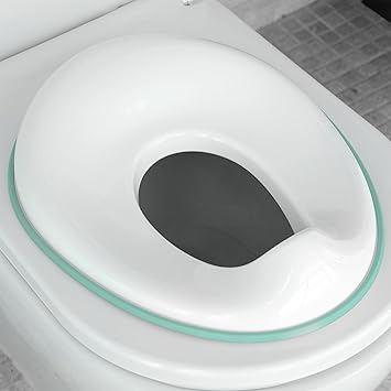 Jool Baby Potty Training Seat for Boys And Girls, Fits Round & Oval Toilets, Non-Slip with Splash Guard, Includes Free Storage Hook Aqua