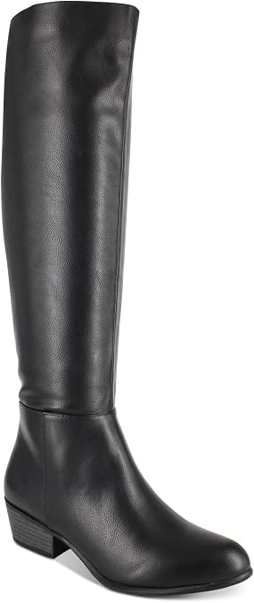 Esprit Women's Black PU Treasure Faux Leather Dress Boots, 8.5M