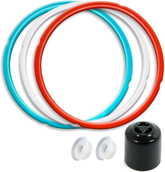 8QT Sealing Ring 3-Pack Compatible with Instant Pot 8 Quart