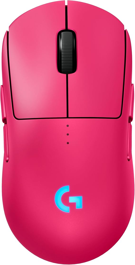 Logitech G PRO 2 LIGHTSPEED HERO 25K Wireless Gaming Mouse Magenta