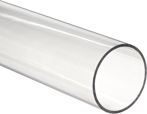 Acrylic Round Tube, Clear, 4" ID x 4-1/4" OD x 60" L