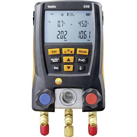 testo 549 I Digital Manifold for air Conditioning, Refrigeration Systems and Heat Pumps