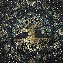 Tarot para Tarot Alfombra Tarot arbol la vida, Papel Tarot, astrologia, tarjetas adivinacion, tapiz, accesorios Tarot brujeria, decoracion del hogar, 23.62x23.62in