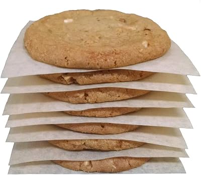 500 5x5 Parchment Paper Squares, Unbleached Sheets, Use to Separate Cookies, Burgers & Other Foods When Storing, Freezing 500, 5 x 5