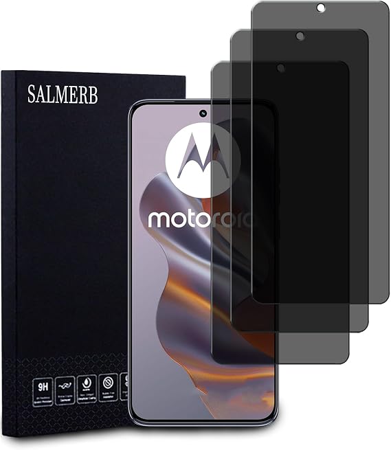 Privacy Screen Protector for Moto G86 Power/Moto G86 Tempered Glass 3 Pack