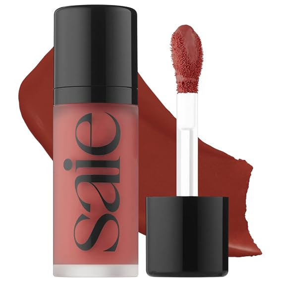 Saie Dew Liquid Blush for Cheeks, Spicy (.40 oz)