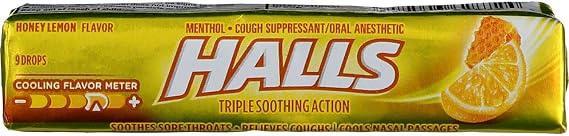 Halls Honey Lemon,1-9 drops stick