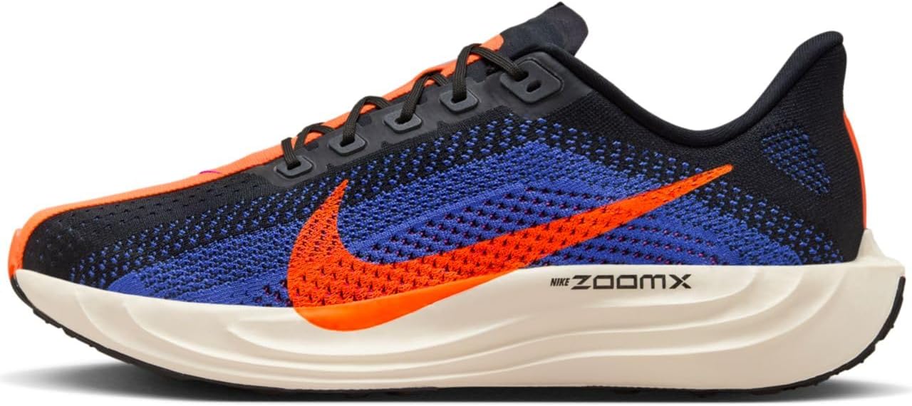 Nike Men's Pegasus Plus Running Shoes, Black Hyper Crimson Astronomy Blue, 5.5 UK