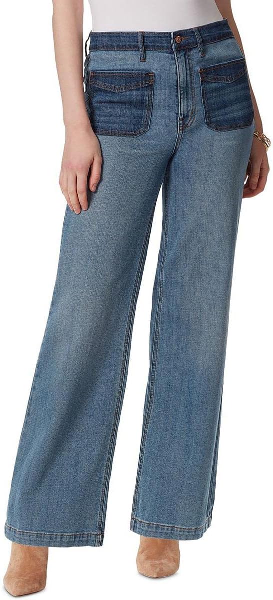 Jessica Simpson Women's Tease High Rise Wide Leg Jean Standard