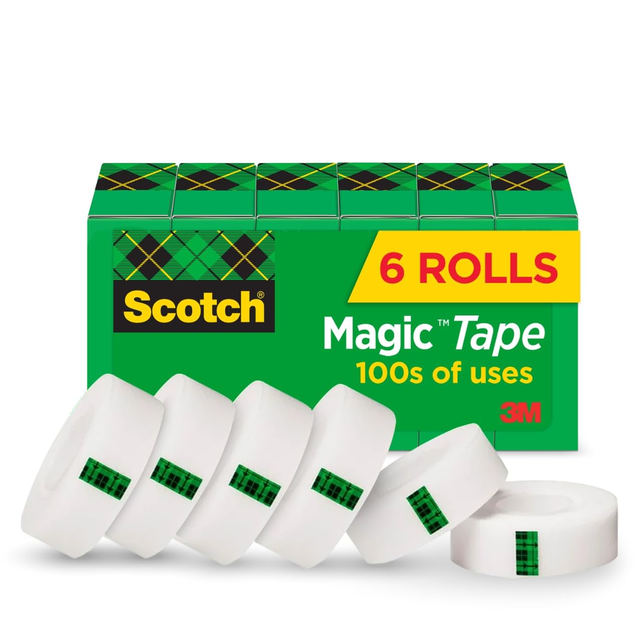 Scotch Magic Tape, 7.5 x 2.5 cm, Pack of 6 810K6