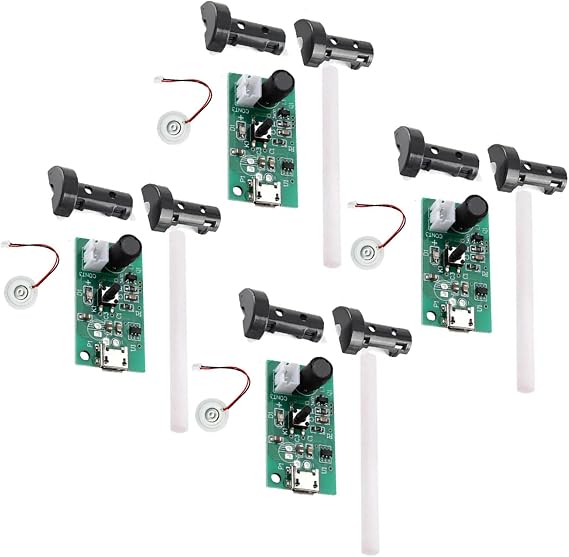 4Pcs USB Humidifier Module DIY Kits, Atomization Plate Circuit Board for DIY