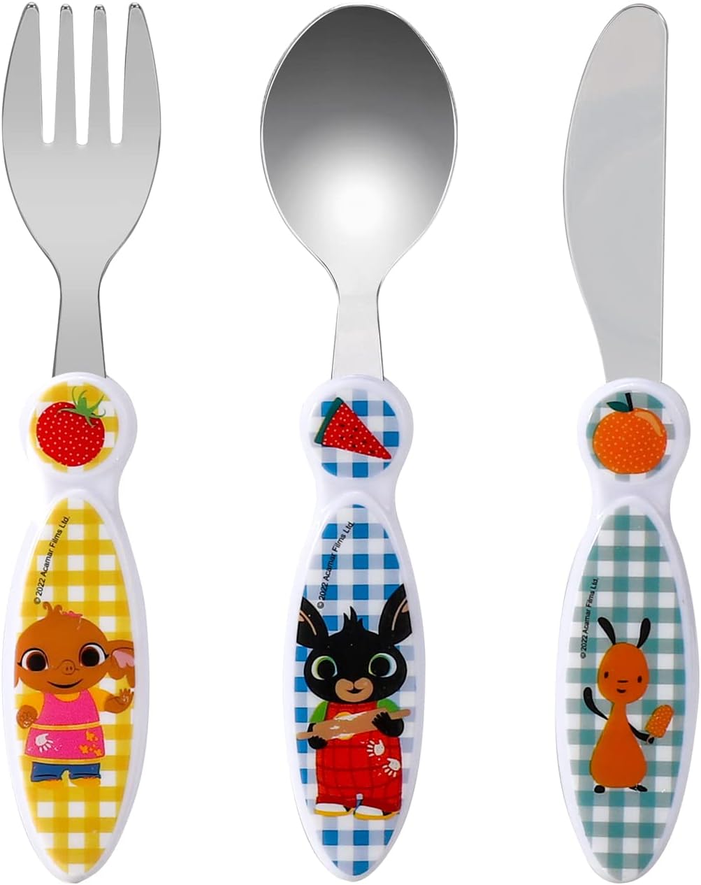 Bing Children's Kids 3pcs Cutlery Set - KnifeForkSpoon