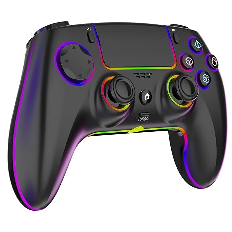 GlowPlayX Wireless Gaming Controller Compatible with PS-5