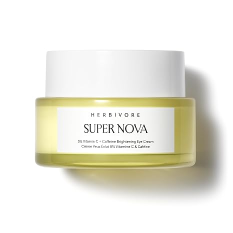 HERBIVORE Super Nova Eye Cream | Brightening with Vitamin C, 0.5 oz