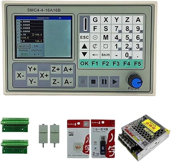 Standalone Motion Controller Smc4 4-axis CNC Offline Controller Engraving and Engraving Machine Control Smc4-4-16a16b Supports Rtcp Standard G Code